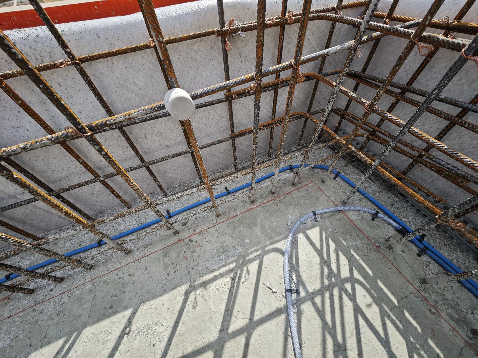 Injection hose IHQ 12/6 setup for working joint waterproofing